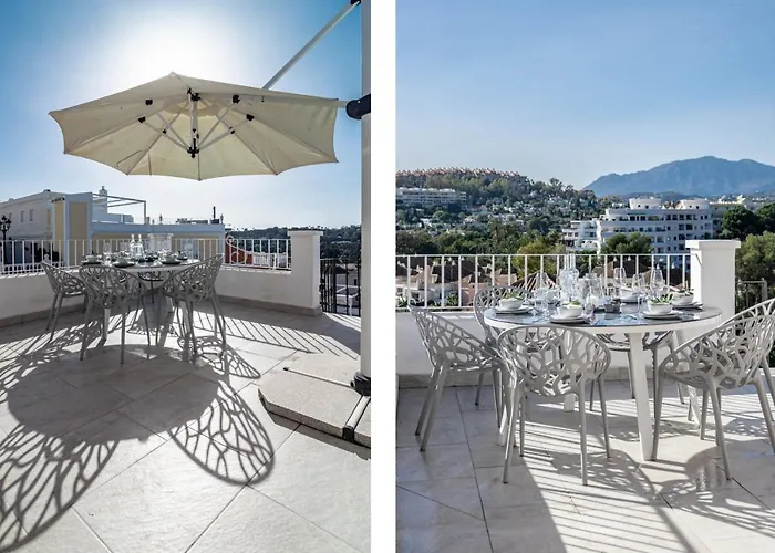 Stunning 2 Bedroom Townhouse With Serene Terrace And Charming Mountain Views
