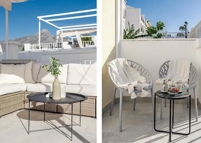 Prázdninový dům Stunning 2 Bedroom Townhouse With Serene Terrace And Charming Mountain Views
